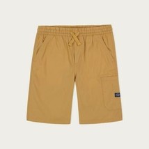 Lucky Brand Cargo Chino Shorts Kids Boys S 8 Brown Pull On Cotton NEW - $24.62
