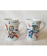London Olympic Games 2012 Official Mascot {Mandeville And Wenlock} Mug Set - $23.36