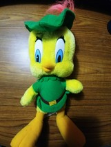 Vintage Looney Tunes ACE Warner Brothers Robin Hood Tweety Bird 12&quot; Plush - £4.63 GBP