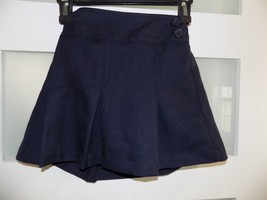 IZOD UNIFORM SCHOOL WEAR NAVY BLUE SKORT SKIRT SIZE 8 GIRL&#39;S EUC - $20.44