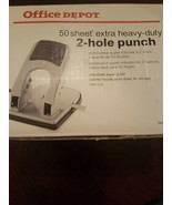 Office Depot 50 Sheet Extra Heavy-duty 2 Hole Punch - $25.62