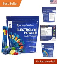 Dr. Berg Sugar-Free Electrolyte Powder Packets - 28 Variety Pack for Hyd... - $896.73 MXN