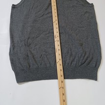 H&M RN#0101255 Men's Gray V-Neck Cotton Pullover Vest Size Medium image 7