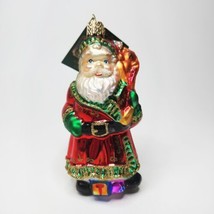 OWC Old World Christmas A Very Merry Father Christma #40013 Santa Ornament  - £31.47 GBP