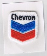 Chevron Embroidered Fuel Oil Logo Patch 1&quot; x 1&quot; - £6.26 GBP