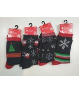 Holiday Editions 4 pair Christmas  Women&#39;s  Socks 9-11 Brand New - $179.61 MXN