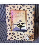 Leopard Picture Frames Holds 3-1/2&quot; X 5&quot; Photo Brown/Orange - $16.45 CAD