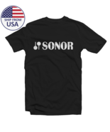 Sonor drums Black white Tee for men&#39;s Unisex Tee Shirt T-shirt Free Ship... - $23.59 CAD+