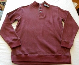 Men&#39;s Covington Barclay 1/4 Mock Neck Sweater Shirt SMALL Mauve NEW W Tags - £16.30 GBP