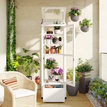 Mini Greenhouse: 62.4&quot; Wood Balcony Garden - $240.99