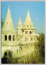 Iconic Budapest Fishermen&#39;s Bastion Halaszbastya Hungary Vintage Postcard - £10.80 GBP