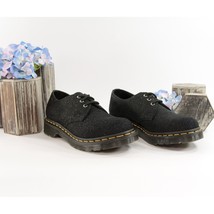 Dr. Martens Glitter Ray Black Leather Oxford Lace Up Shoes Size 6 NIB - £106.42 GBP