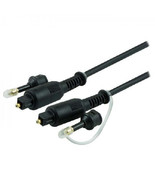 12ft. GE Pro Optical Audio Cable with Mini Toslink Adapters Included - B... - $262.08 MXN