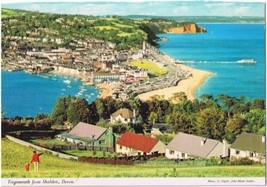 Devon England Postcard Teignmouth From Shaldon - £1.69 GBP