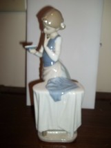 LLADRO #4981 10 1/2” “Girl Ironing” Porcelain Made in Spain Retired Issued 1977 - £55.38 GBP