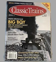 Classic Trains Spring 2002 Special Double Photo Fold Out Big Boy Largest... - $7.87