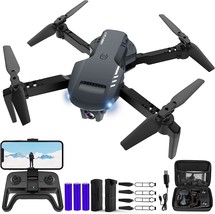 RADCLO Mini Drone with Camera - 1080P HD FPV Foldable Carrying Case, 2 B... - £64.37 GBP+