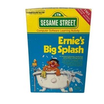 Sesame Street Ernie&#39;s Big Splash Commodore Computer Game Software Complete VTG - £54.21 GBP