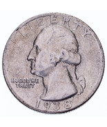 1938-S Washington Quarts 25C En Au État, Beau Oeil Appeal, Fort Luster - $97.95 CAD
