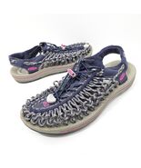 Keen Uneek Sandals Bungee Paracord Blue Water Hiking Shoes Womens 8.5 - $35.99