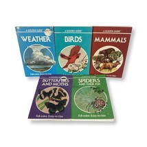 Vintage 1987 Golden Guide Nature Field Guide Lot of 5 Books Birds Spider... - £15.28 GBP