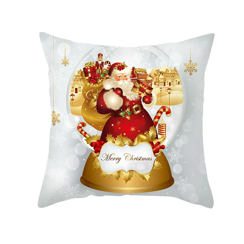 Game Fun Play Toys Xmas Merry Christmas Cushion Cover Pillowcase 2022 Christmas  - £22.91 GBP