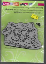 Stampendous. Cling Snowy Sled Stamp. Ref:038. Stamping Cardmaking Scrapb... - £7.89 GBP