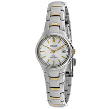 Pulsar Women&#39;s Classic Silver Dial Watch - PXT905 - £57.62 GBP