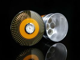 Cigar Storage Aluminum Tube  3.5" Diameter by 8" H  NIB image 6