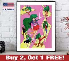 Dream Hunter Rem Anime Poster 18&quot; x 24&quot; Print Retro 80s 90s Wall Art Dec... - £10.60 GBP