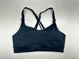 Unbranded Womens Sports Bra Size Unknown Black Animal Print Strappy - $9.46