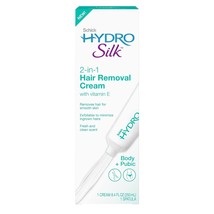 Schick Hydro Silk Hair Removal Cream for Women, Body + Pubic | Depilatory Cream, - £18.31 GBP