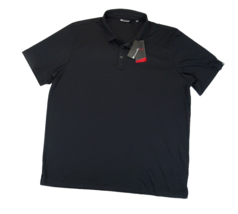 New Travis Mathew Coto Performance Polo Black Size 3XL Logo Golf - $35.10