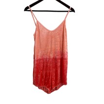 LAMade Pink Velour Romper Small - $23.14