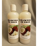 2 - Shampoo de Coco,  {2 Bottles of Coconut Shampoo} 100% Natural 16oz each - £18.82 GBP