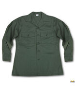 RARE VEITNAM ERA Green Utility Durable Press OG 507 Long Sleeve Shirt 15... - €54,77 EUR