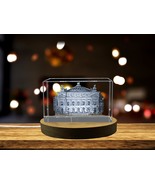 LED Base included | Opéra Garnier 3D Engraved Crystal Gift - $36.60 CAD+