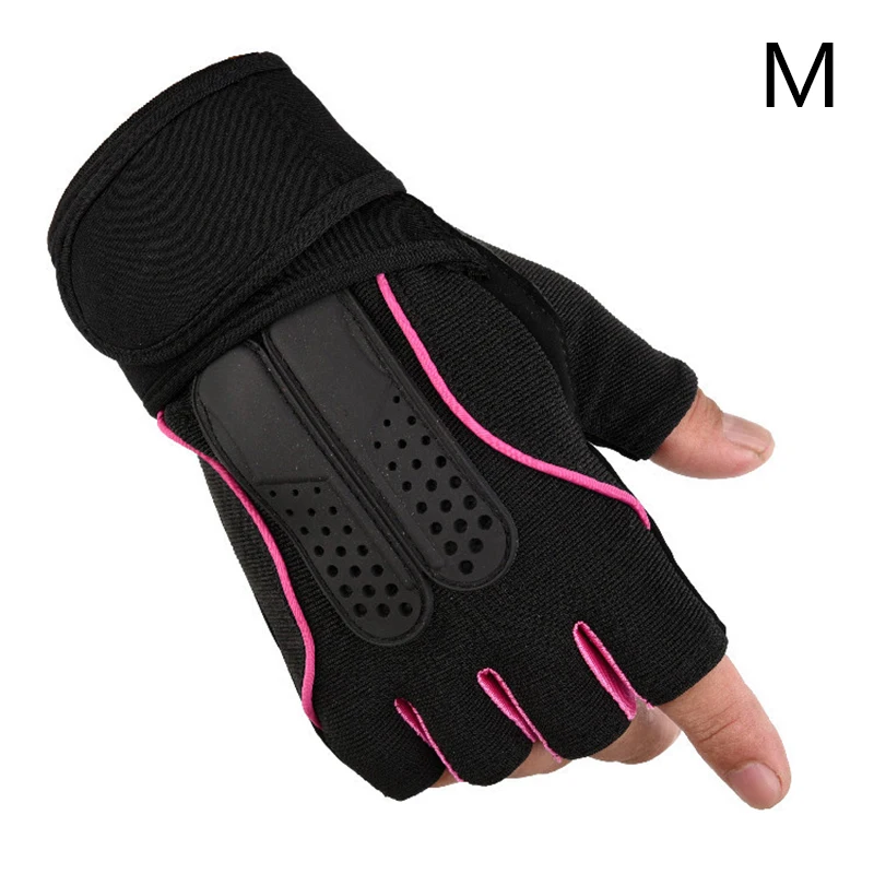 2 Pcs Half-finger Fitness Gloves Men&#39;s Extended Wrist Outdoor  Cycling Weightlif - £85.36 GBP