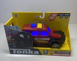 Tonka 06008 Mighty Machines L&amp;S-First Responder Play Vehicle Red - £9.41 GBP