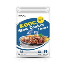 [New] Disposable Slow Cooker Liners And Cooking Bags, Extra Large Size F... - $14.99