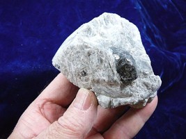 (r687-6) black obsidian volcanic glass Apache tear MATRIX stone specimen legend - £20.67 GBP