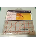6 x 6 Patchwork Square Sew Easy, Hemline Australia With Protective Pouch - £7.77 GBP