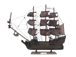 Wooden Flying Dutchman Model Pirate Ship 20&quot;&quot; - £106.99 GBP