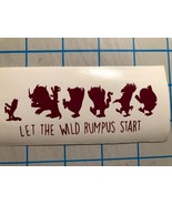 Let The Wild Rumpus Start| Where The Wild Things Are|Vinyl|Decal|You Pic... - £3.94 GBP