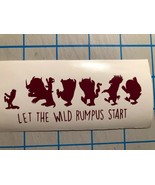 Let The Wild Rumpus Start| Where The Wild Things Are|Vinyl|Decal|You Pic... - $93.53 MXN