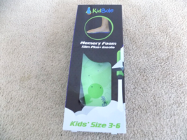 KidSole Memory Foam Slim Plus+ Insole Kids Size 3-6--FREE SHIPPING! - £15.39 GBP