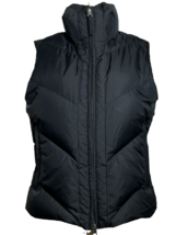 Banana Republic Womens Size Small Down Puffer Vest Quilted Black NOTES - AC - £15.52 GBP