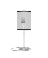 Personalized Table Lamp | Custom Printed Shade | Silver/White Finish | 1... - £58.51 GBP