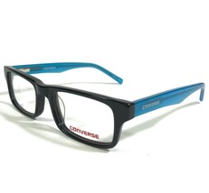 Converse K003 BLACK Kids Eyeglasses Frames Blue Rectangular Full Rim 45-16-130 - £29.26 GBP