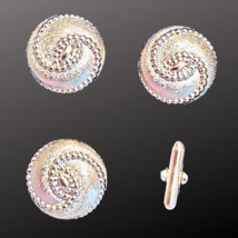 Blanket Pin and Magnetic Number Holder Horse Show Number Set Silver Swirl image 2